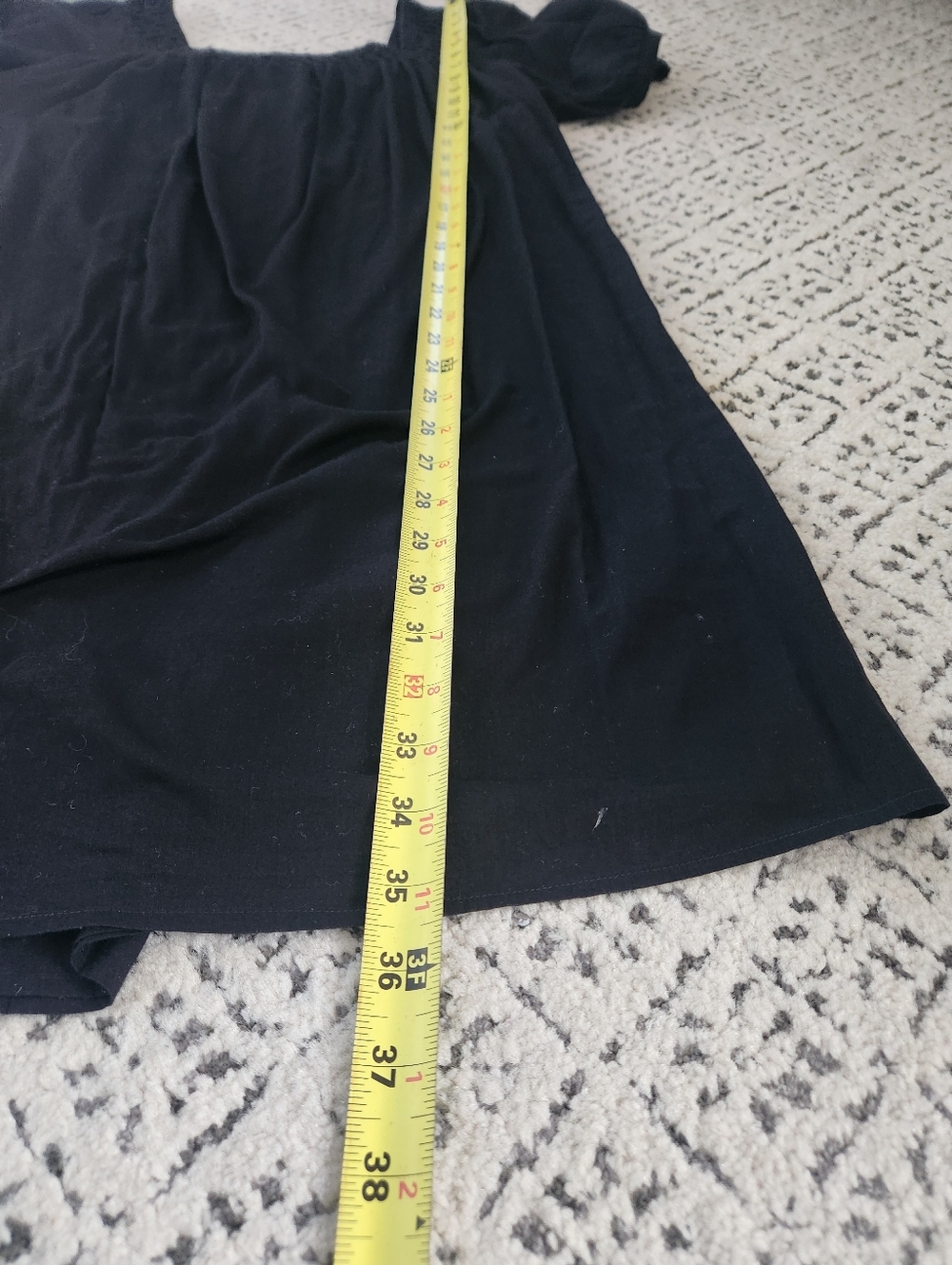 Barney’s NY Co-Op Black Lightweight Cotton Babydoll Mini Summer Dress M - Picture 11 of 13